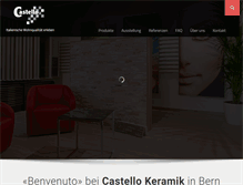 Tablet Screenshot of castello-keramik.ch